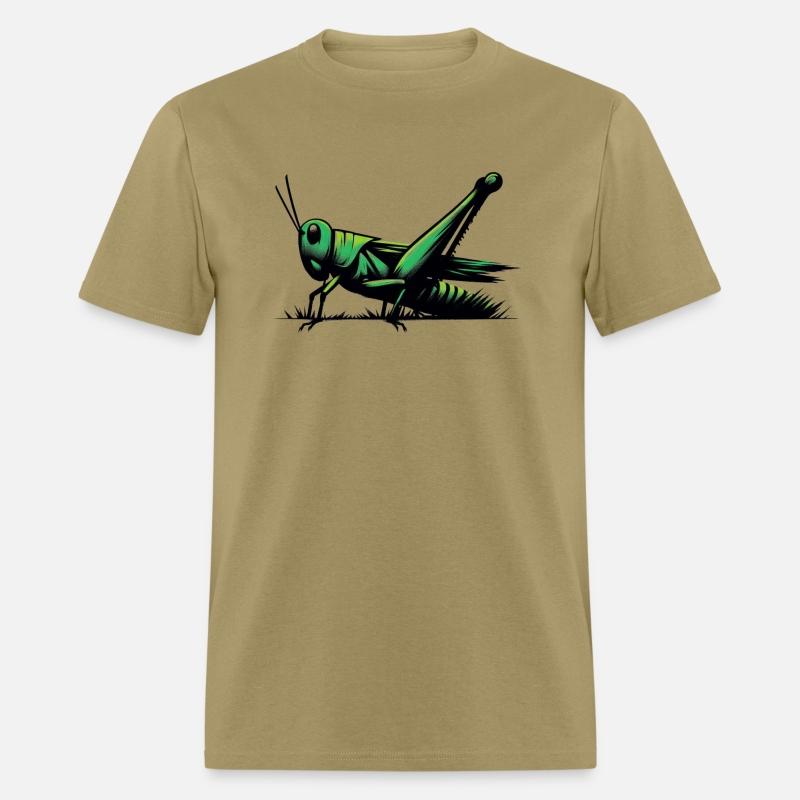 Nature Grasshopper Insect Brushstroke Art 1