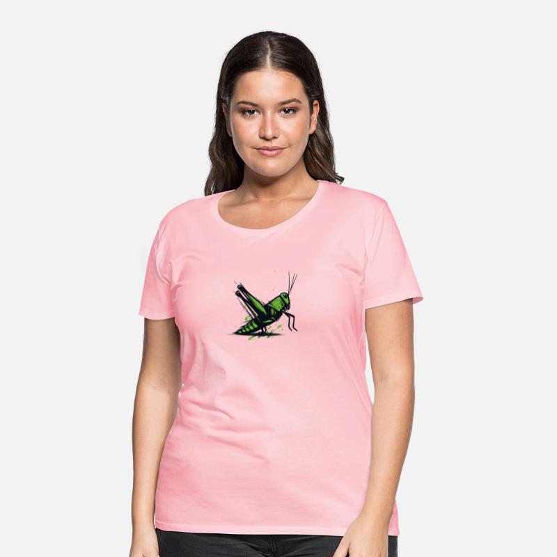 Nature Grasshopper Insect Brushstroke Art 4