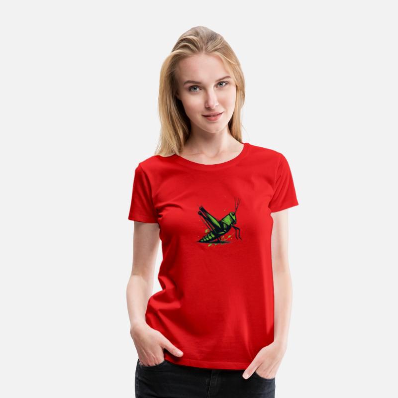 Nature Grasshopper Insect Brushstroke Art 4