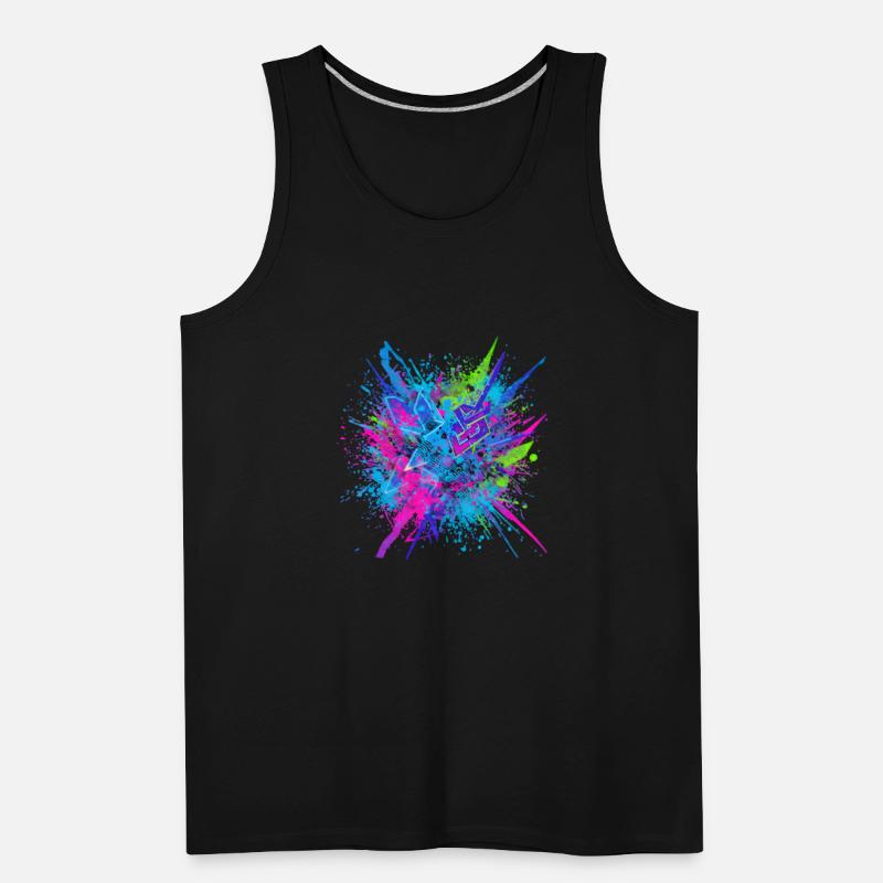 Neon Chaos – Futuristic Paint Splash Explosion