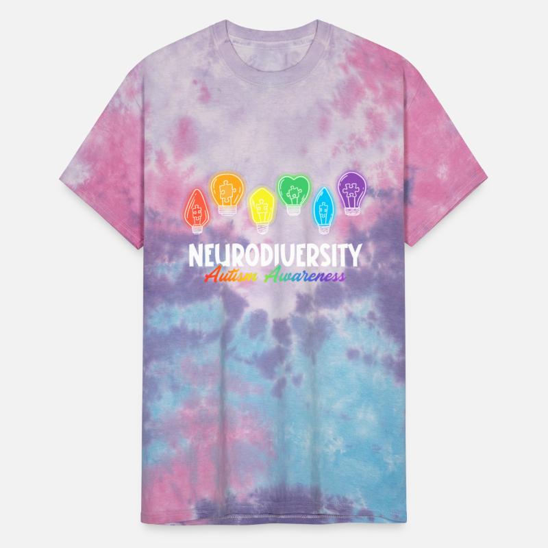 Neurodiversity Colorful Light Bulb Autism