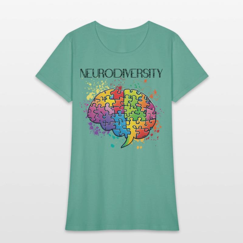 Neurodiversity coloured brain