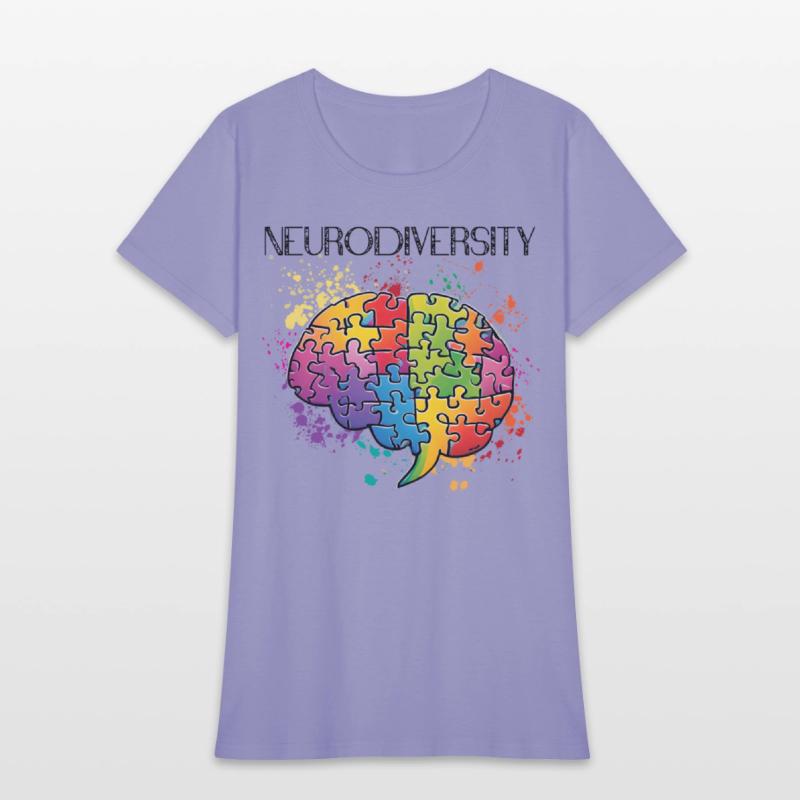 Neurodiversity coloured brain