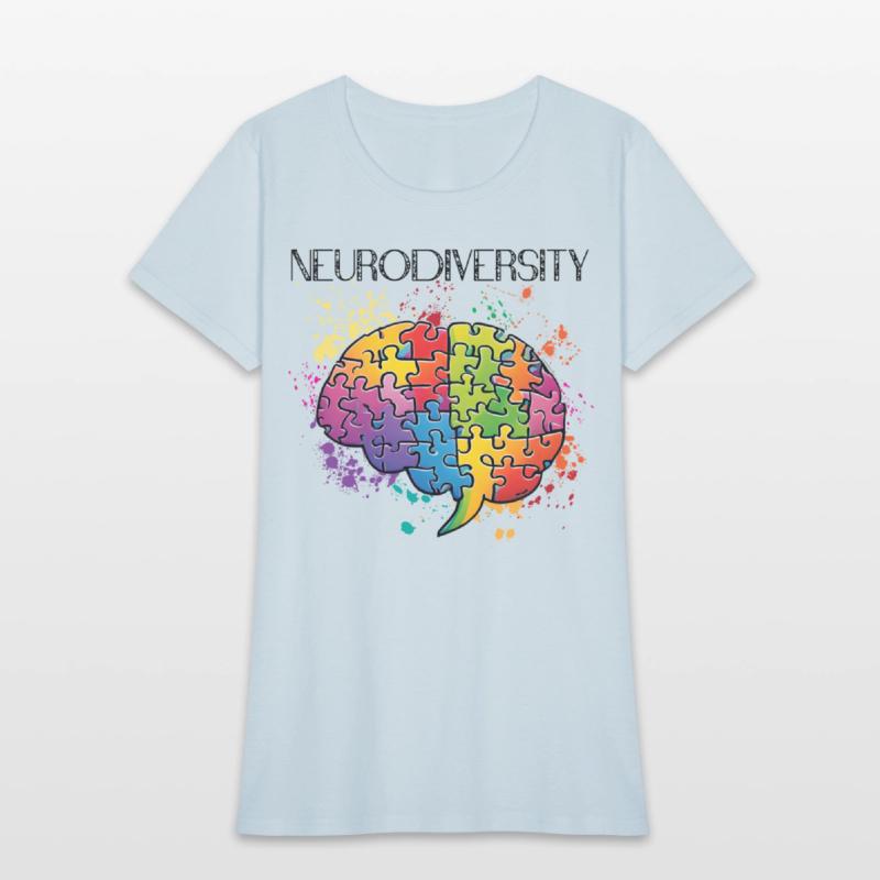 Neurodiversity coloured brain