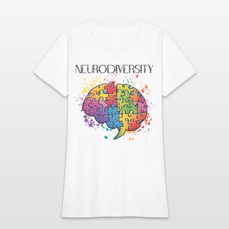 Neurodiversity coloured brain
