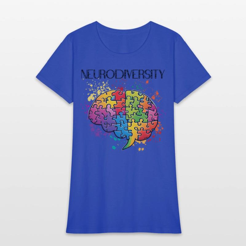 Neurodiversity coloured brain