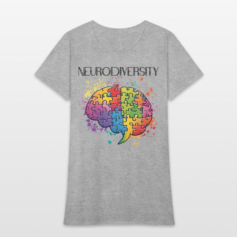 Neurodiversity coloured brain