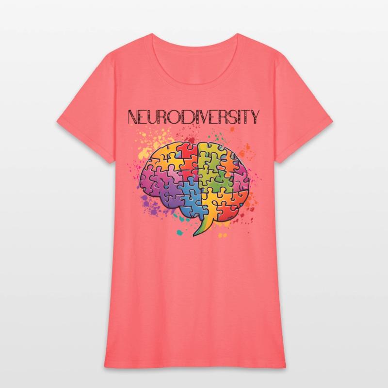 Neurodiversity coloured brain