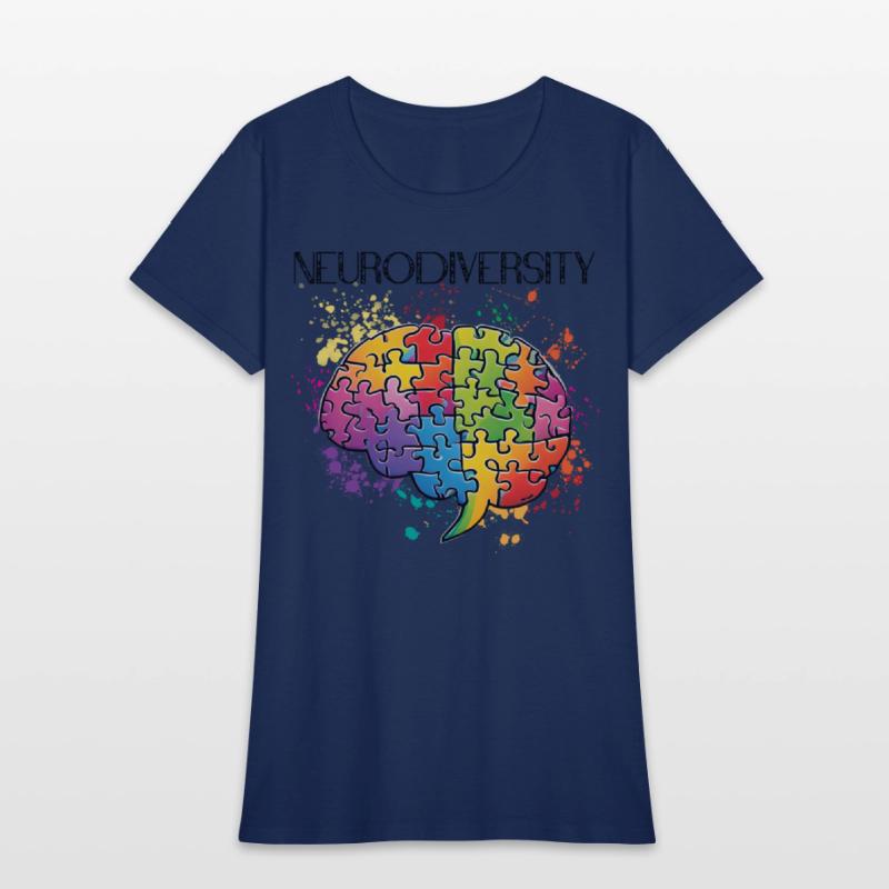 Neurodiversity coloured brain