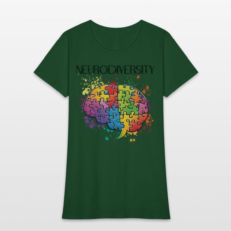 Neurodiversity coloured brain