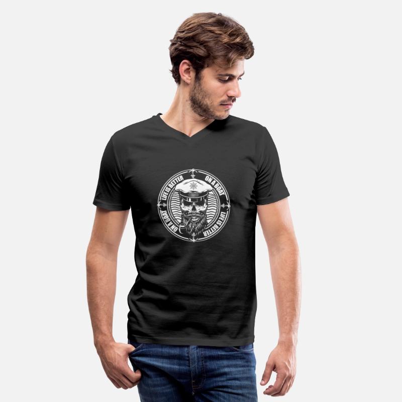New Life is Better On a Boats Skull design
