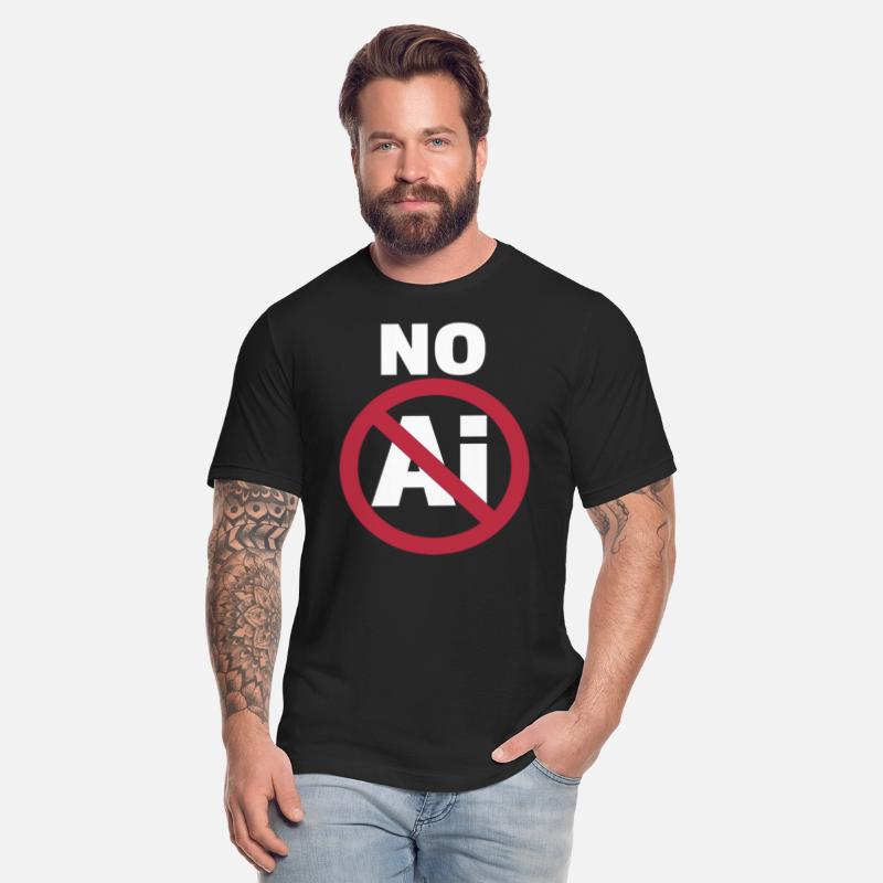 NO AI Stop Ai Sign Against Ai