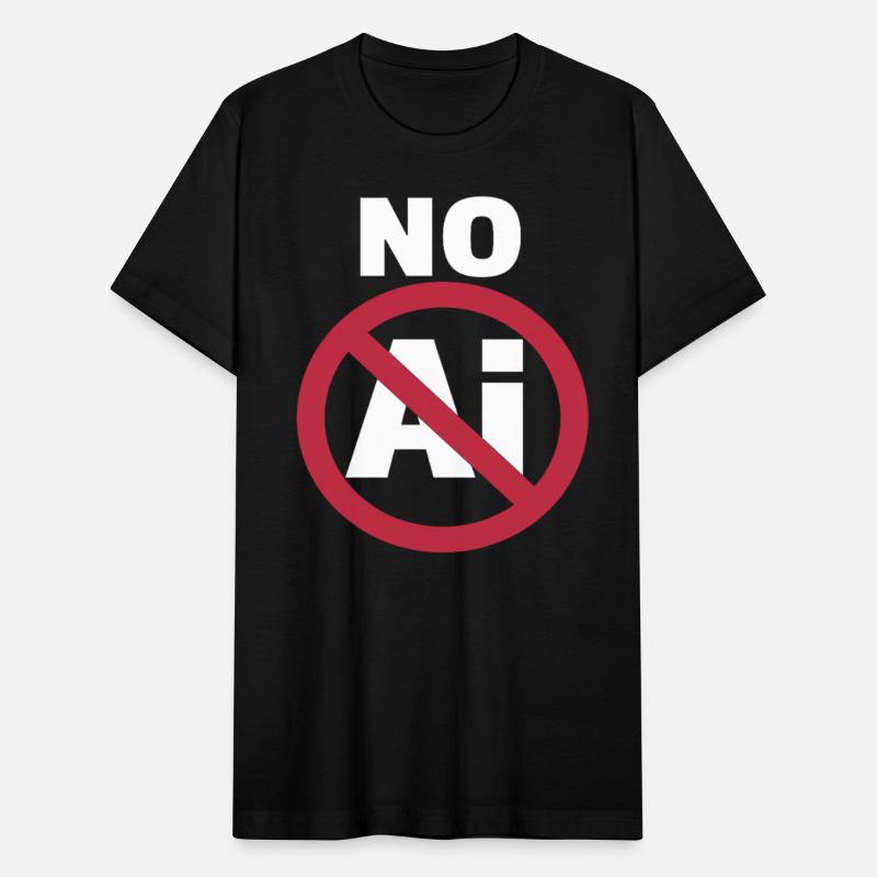 NO AI Stop Ai Sign Against Ai