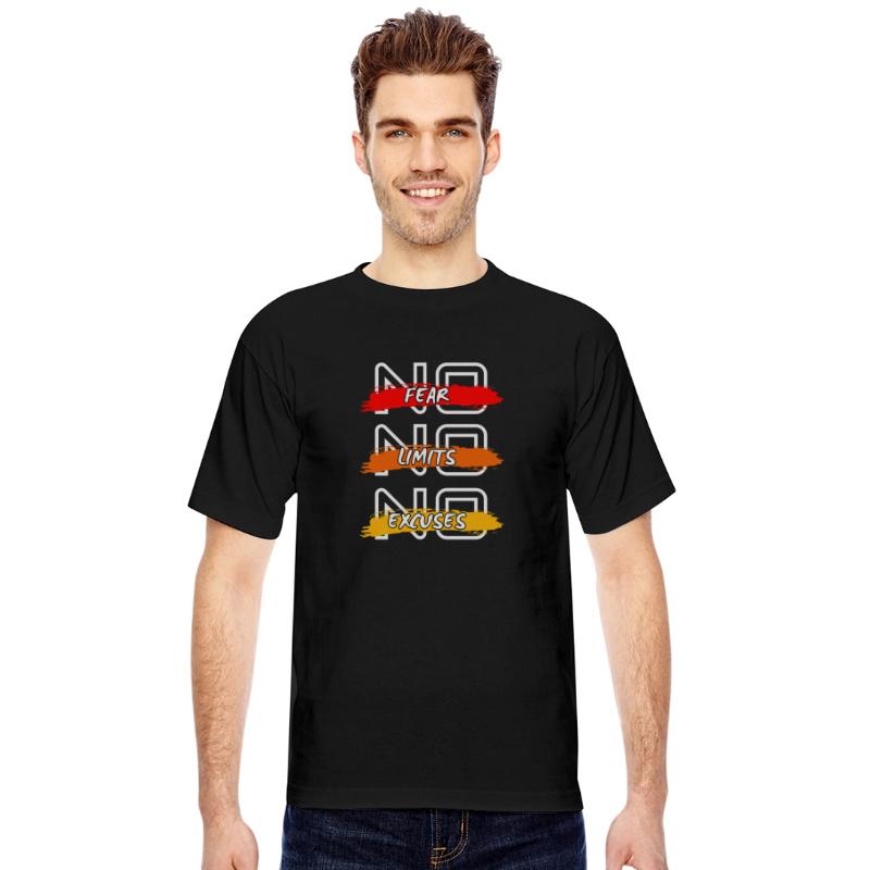 No Fear No Limits No Excuses Motivational Design