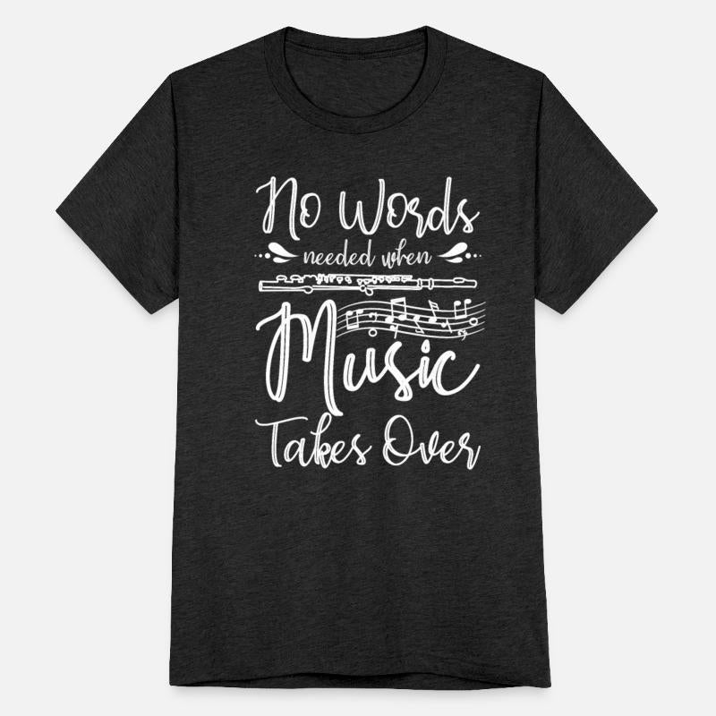 No words needed when music takes over flute player