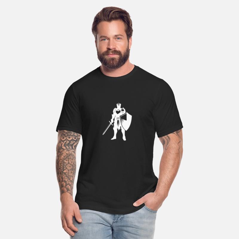 Noble Knight With Shield And Sword