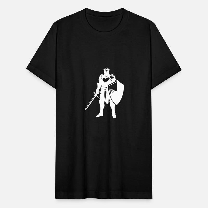 Noble Knight With Shield And Sword