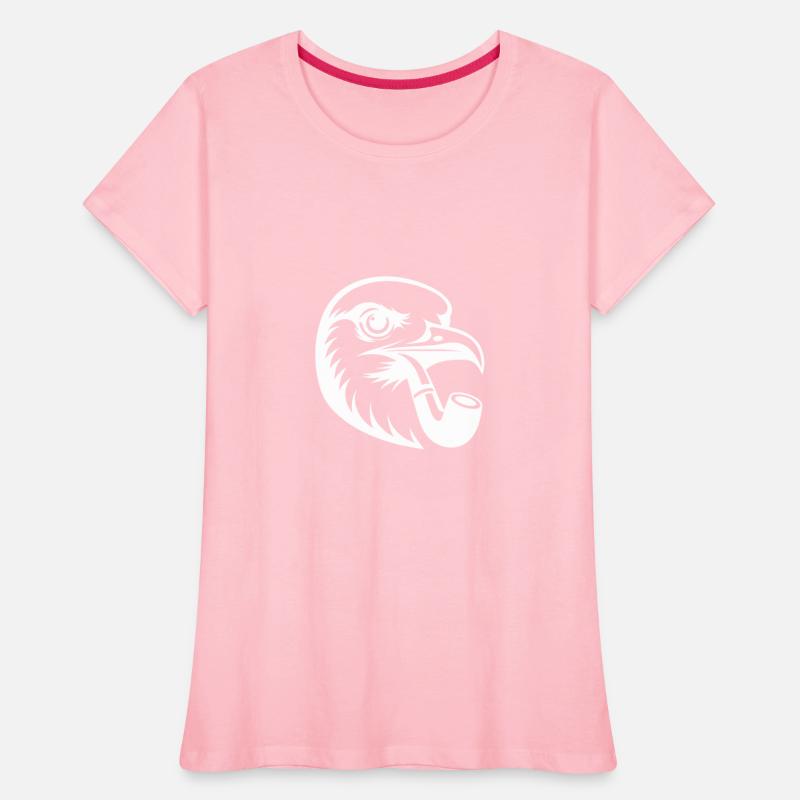 Nordic Seagull Art With Cartoon Style Pipe