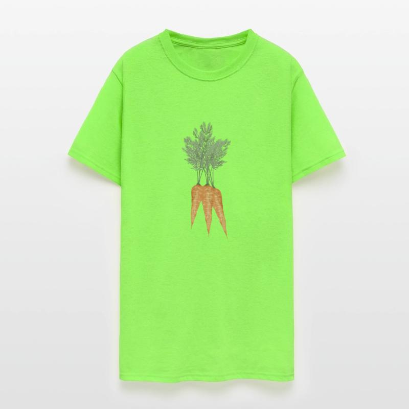 Nostalgic carrot bunch as a vintage drawing