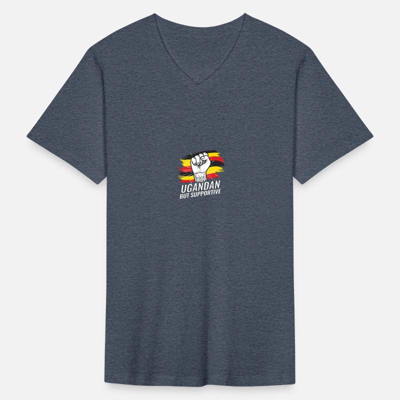 Not Ugandan But Supportive Uganda Flag Country