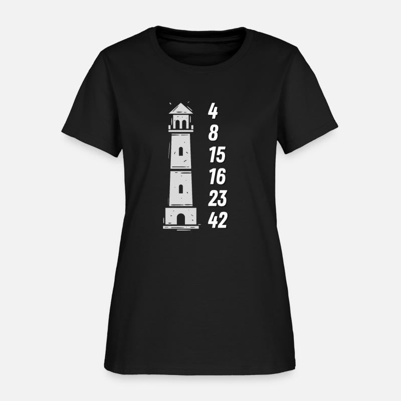 Numbers Lighthouse T-Shirt Series TV Television