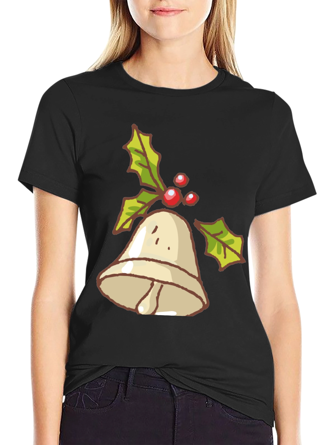 Festive Holiday Bell Graphic Tee