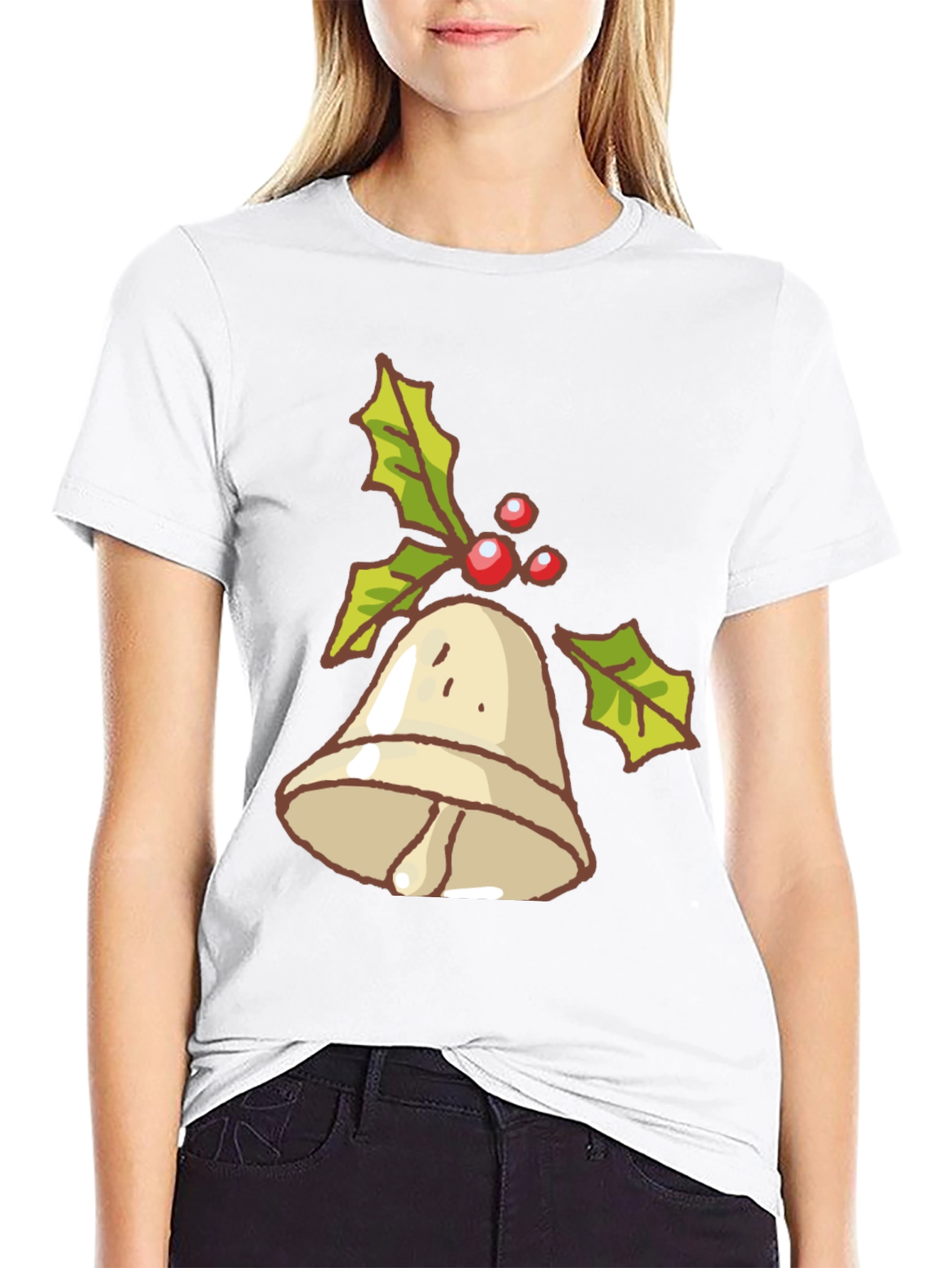 Festive Holiday Bell Graphic Tee