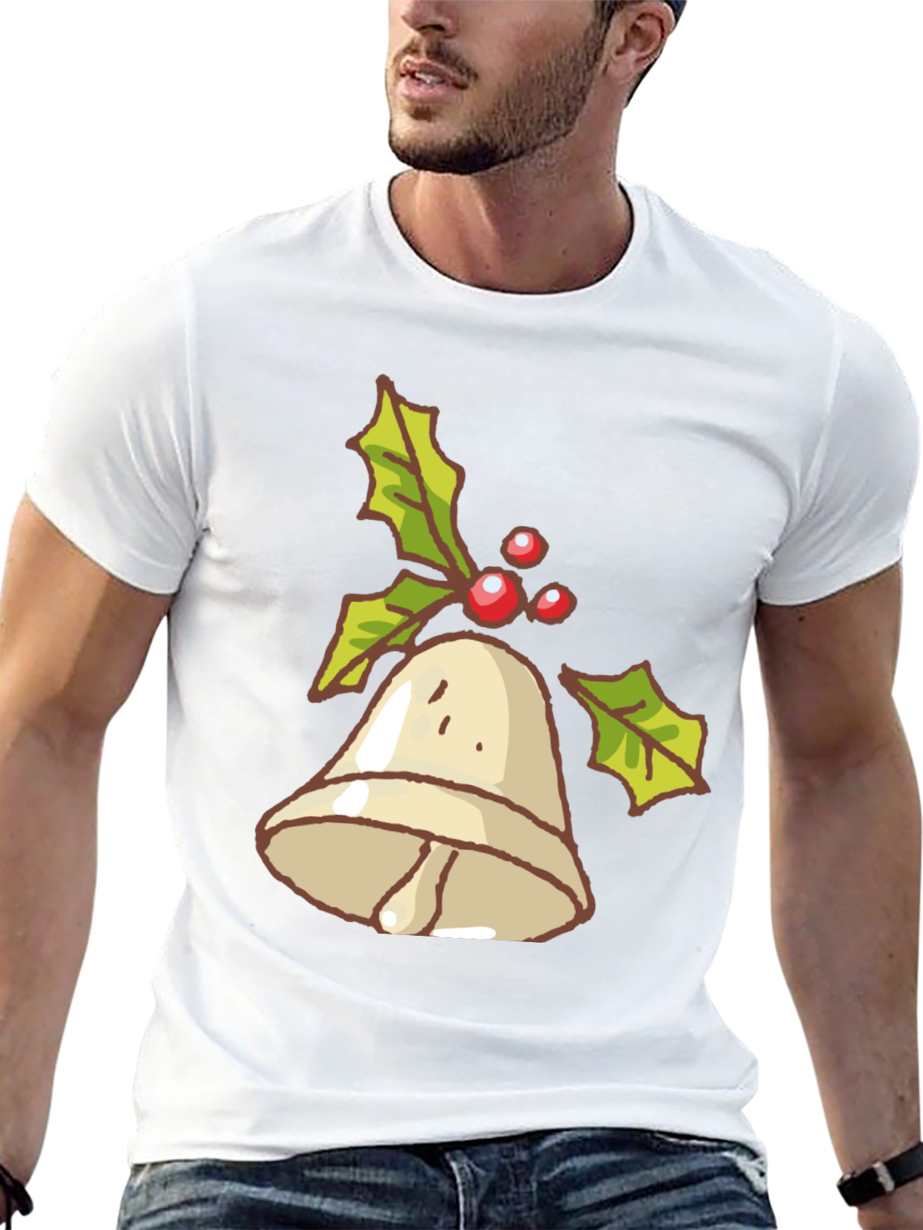 Festive Holiday Bell Graphic Tee