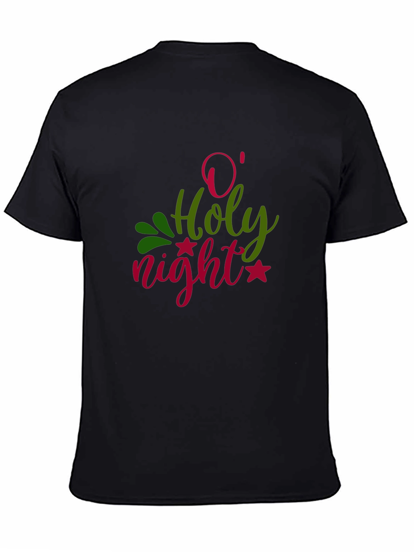 O Holy Night Graphic T-Shirt - Festive Holiday Apparel