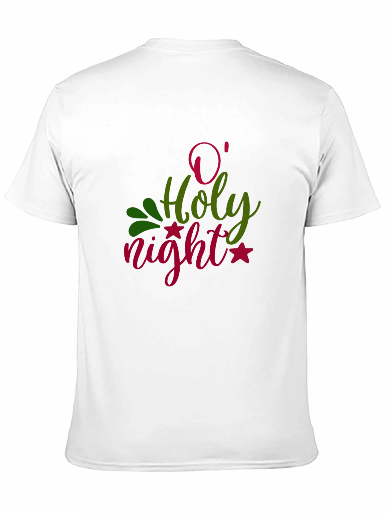 O Holy Night Graphic T-Shirt - Festive Holiday Apparel
