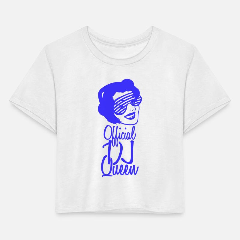 Official DJ Queen Party Retro Vintage Head Face