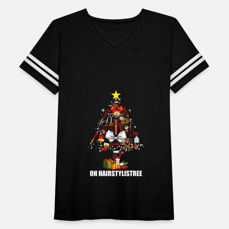 Oh Hairstylist Tree Funny Hairdresser Christmas