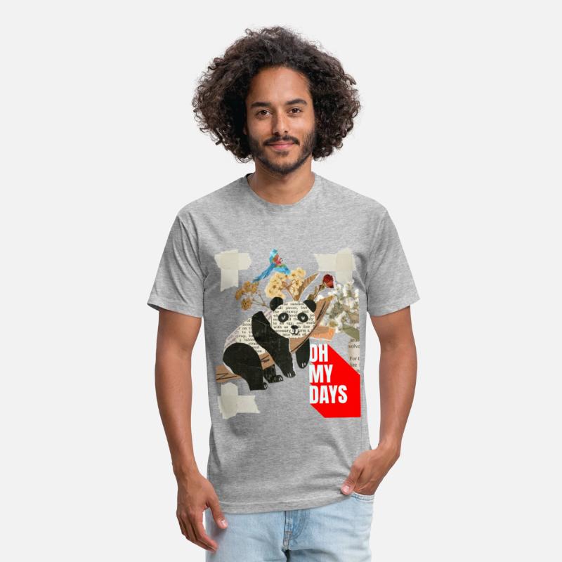 Oh My Days – Panda Collage Tee