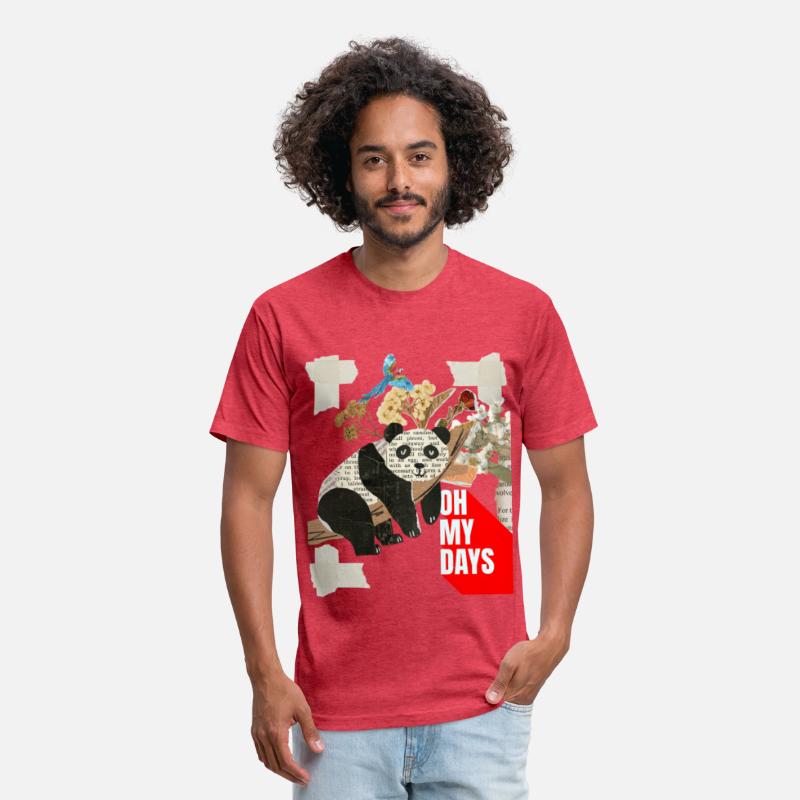 Oh My Days – Panda Collage Tee