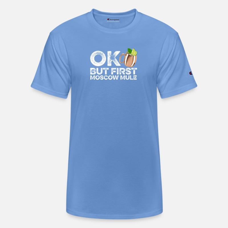 OK But First Moscow Mule Lover T-Shirt Funny Wine