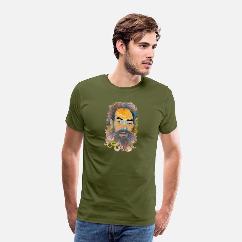 Old man's face