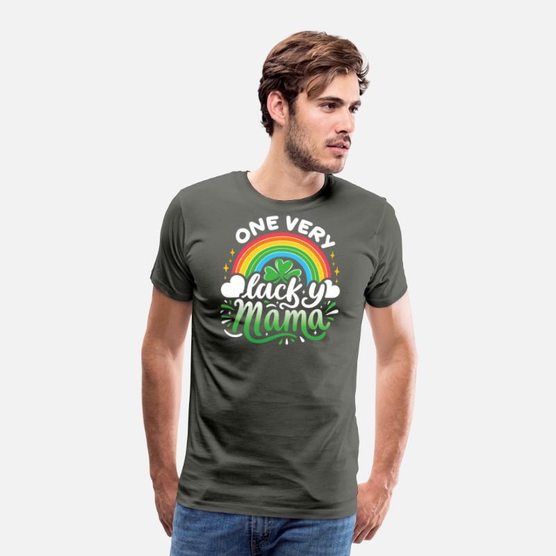 One Very Lucky Mama St. Patrick's Day Mom Shamrock