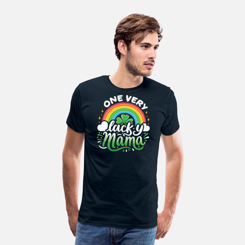 One Very Lucky Mama St. Patrick's Day Mom Shamrock