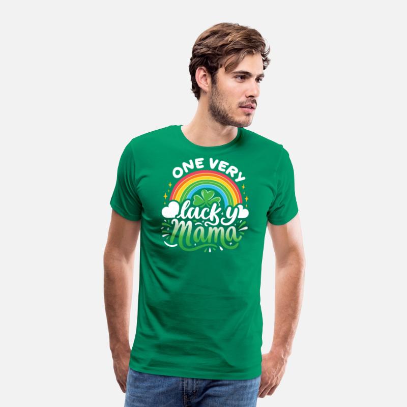 One Very Lucky Mama St. Patrick's Day Mom Shamrock
