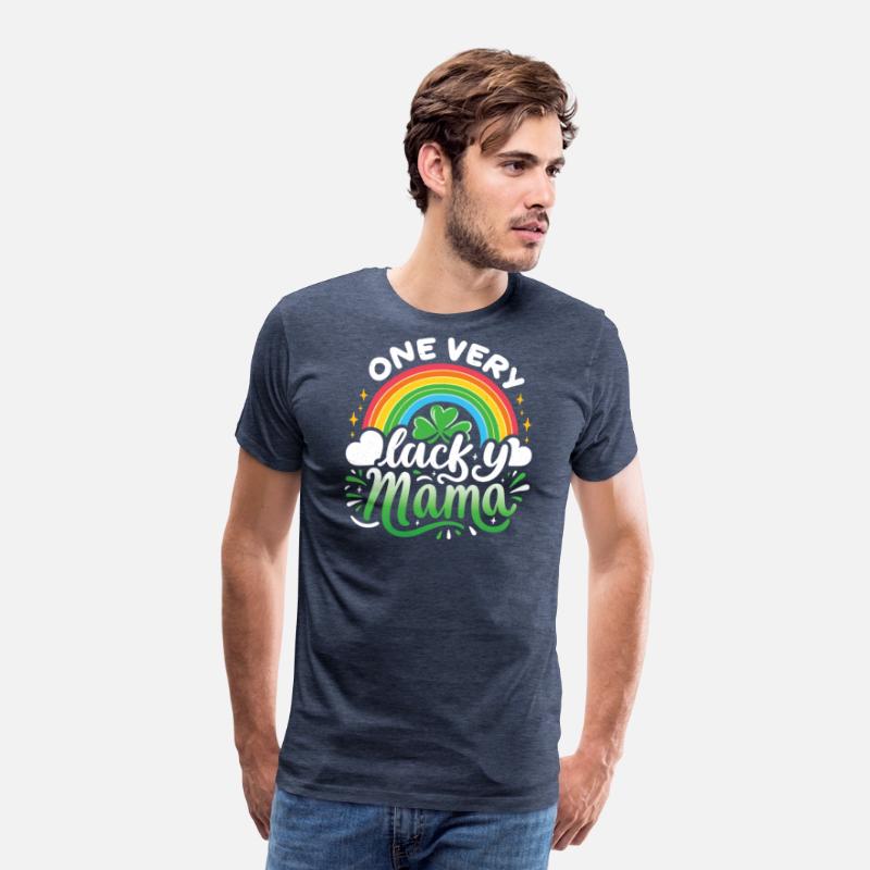One Very Lucky Mama St. Patrick's Day Mom Shamrock