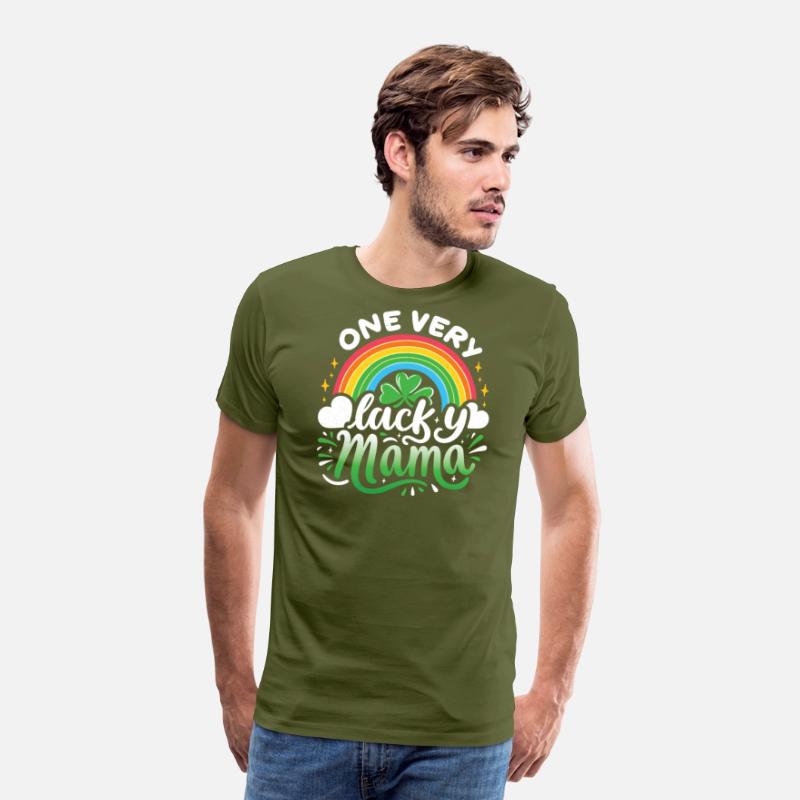 One Very Lucky Mama St. Patrick's Day Mom Shamrock