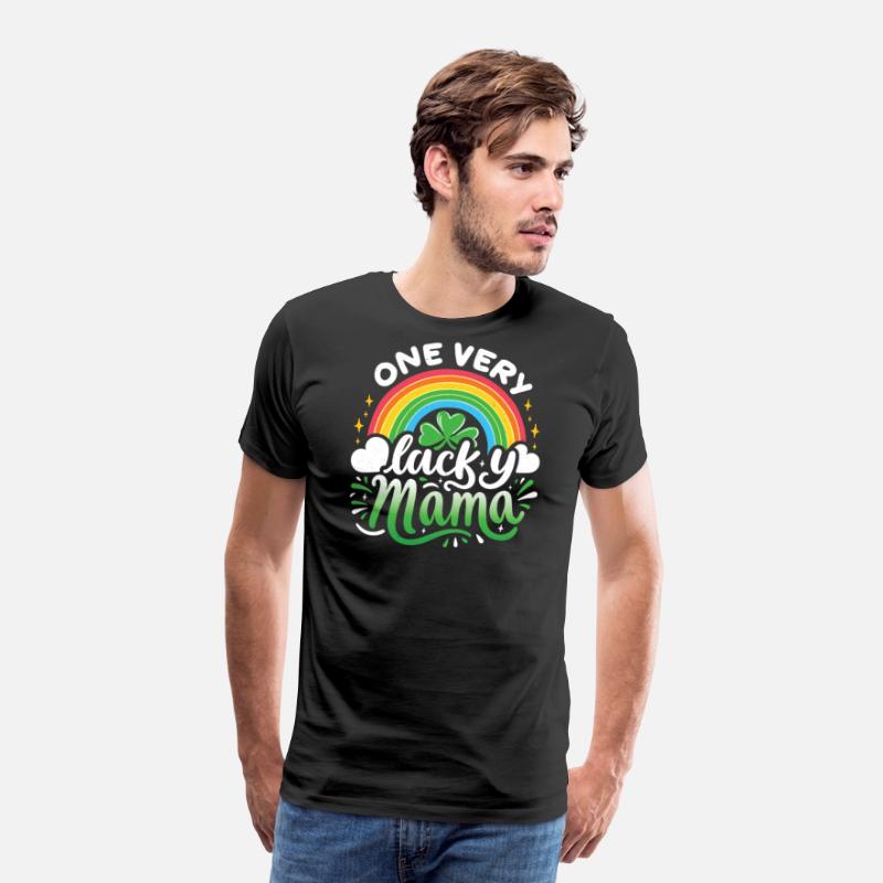 One Very Lucky Mama St. Patrick's Day Mom Shamrock