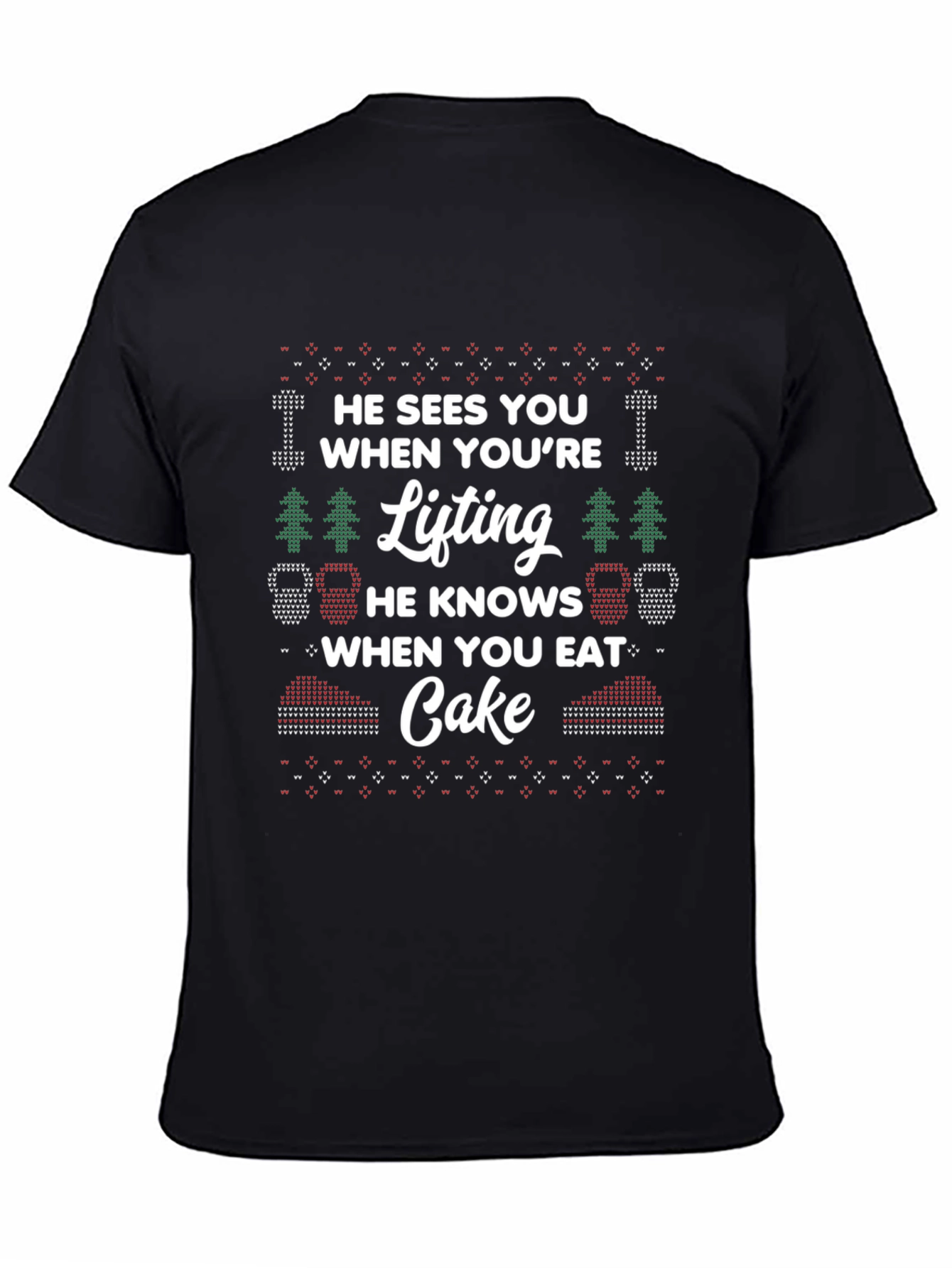 Funny Lifting Christmas T-Shirt for Fitness Lovers