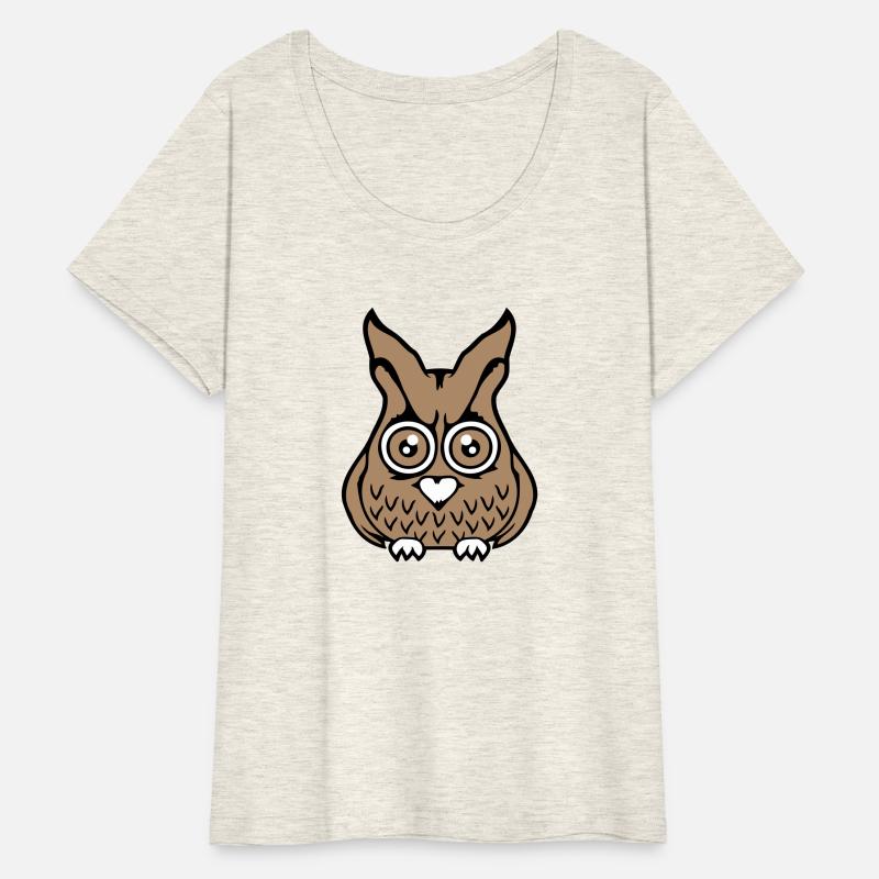Owl bird looks scary big horror eyes halloween fun