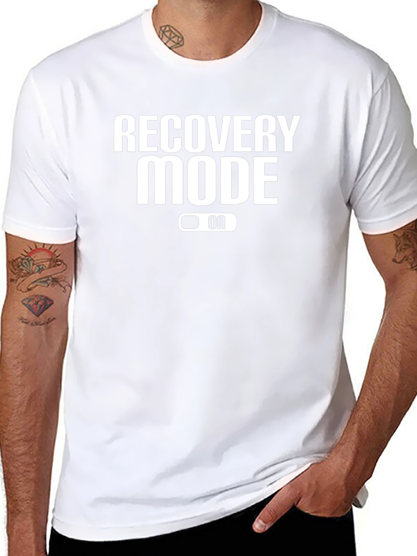 Recovery Mode On - Novelty Graphic T-Shirt