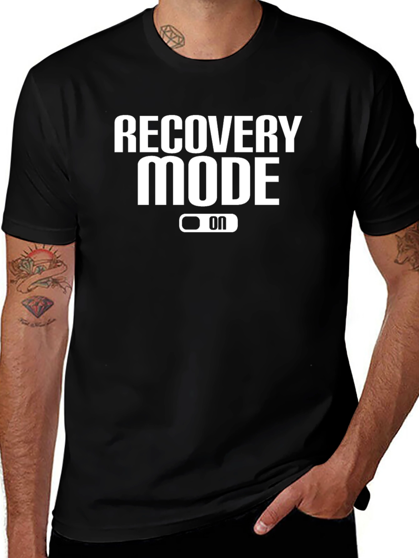 Recovery Mode On - Novelty Graphic T-Shirt