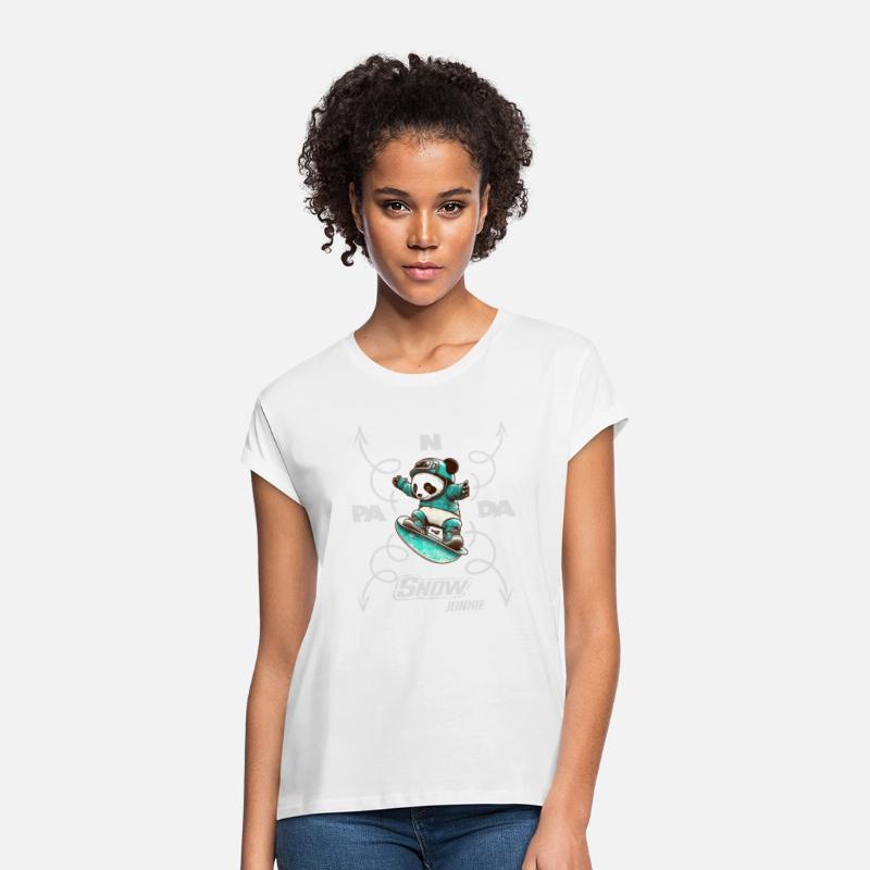 Panda Snow Junkie Snowboarder