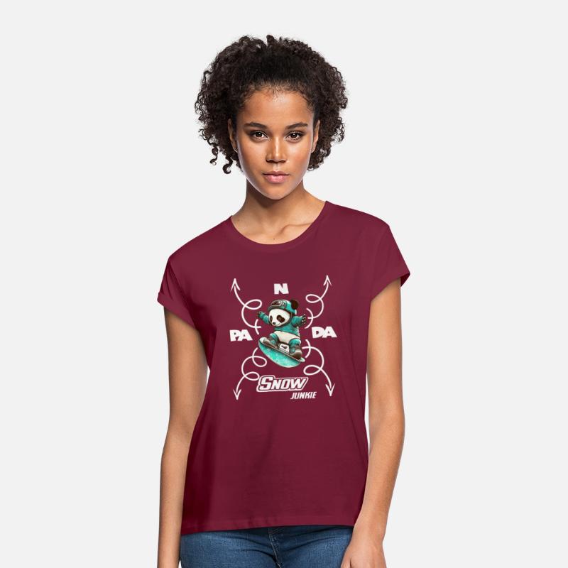 Panda Snow Junkie Snowboarder