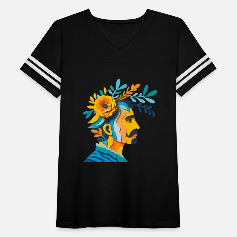 Paper Cutout Profile Portrait