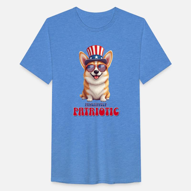 Patriotic Corgi - Pawsitively Patriotic